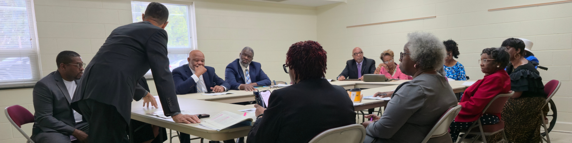 students studying the Bible